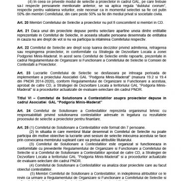 Innocence Actively cargo Regulament de Organizare și Funcționare (ROF) – GAL Podgoria Minis-Maderat